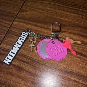 Steve Madden Keychain with Charms & Mirror